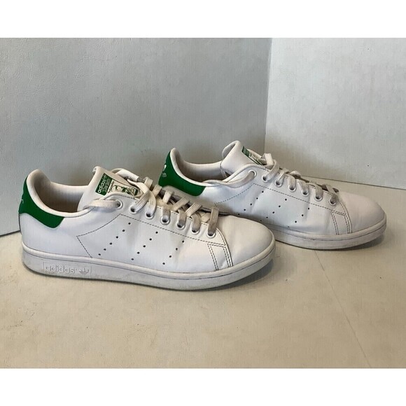 adidas Shoes - Women's Adidas Stan Smith White/Green Athletic Shoes Lace Up Size 9 APC011001